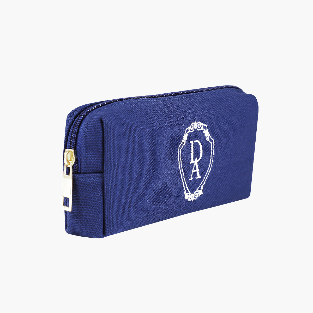 Stiftetasche zur Dunbridge Academy-Reihe mit Logo-Motiv in Blau bei Buchserien.de