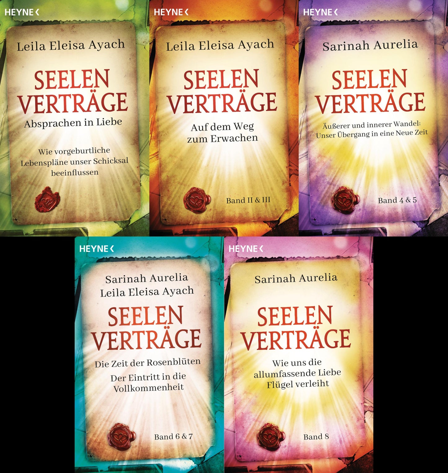 Seelenverträge: 8 Bände in 5 Büchern + 1 exklusives Postkartenset