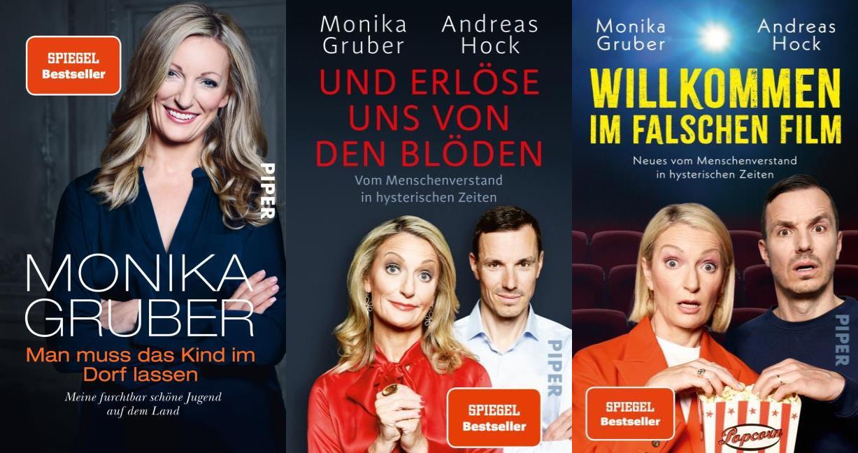 3 Spiegel-Bestseller von Monika Gruber im Set + 1 exklusives Postkartenset