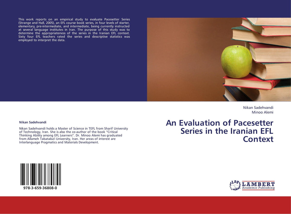 Buchcover: An Evaluation of Pacesetter Series in the Iranian EFL Context