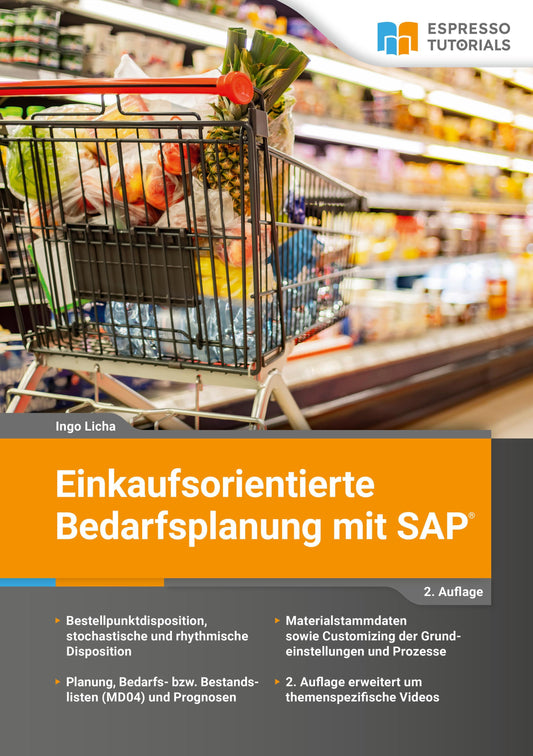 Buchcover: Einkaufsorientierte Bedarfsplanung mit SAP
