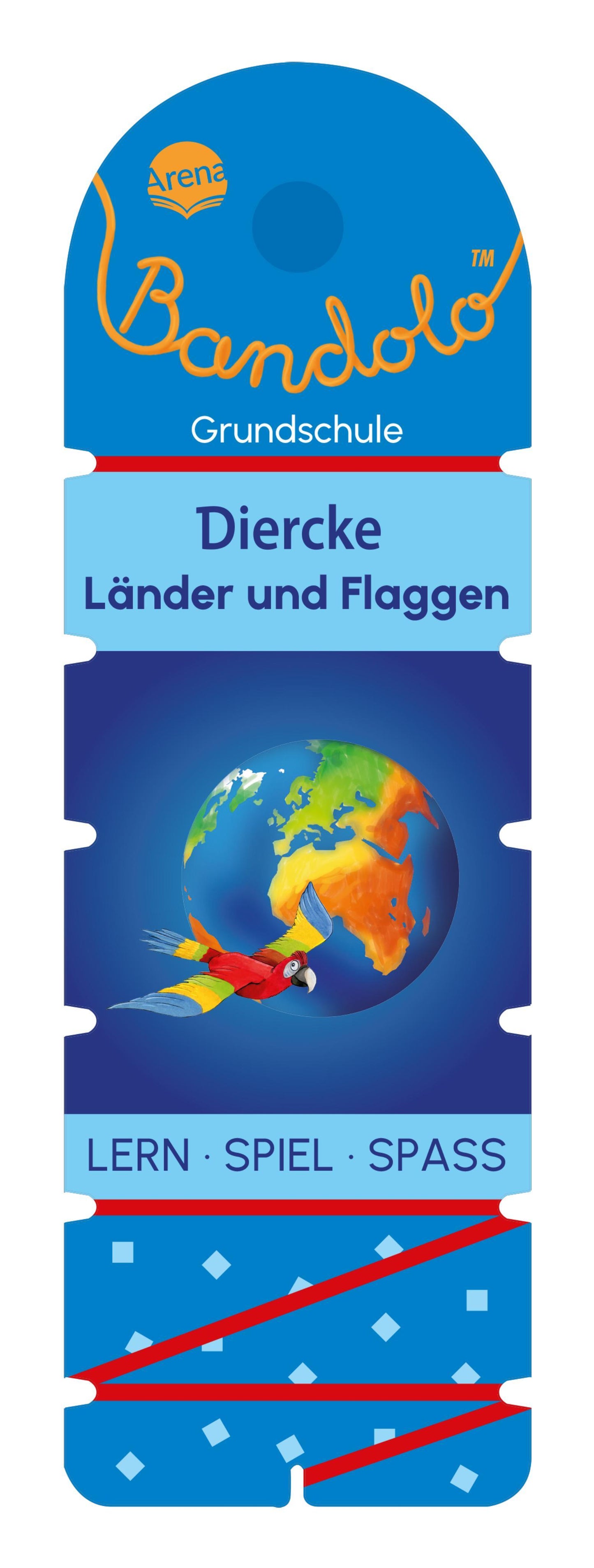 Bandolo. Diercke. Länder und Flaggen: Lernspiel mit Lösungskontrolle für Kinder ab 7 Jahren