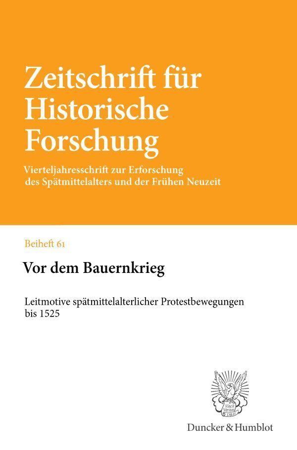 Vor dem Bauernkrieg