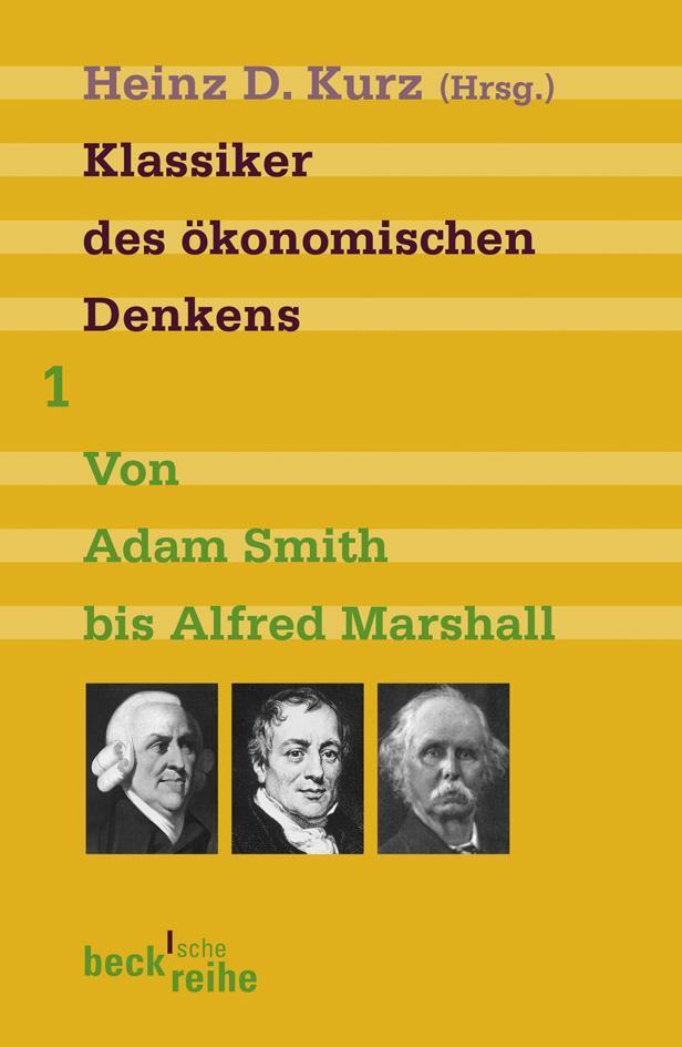 Buchcover: Klassiker des ökonomischen Denkens.Bd.1