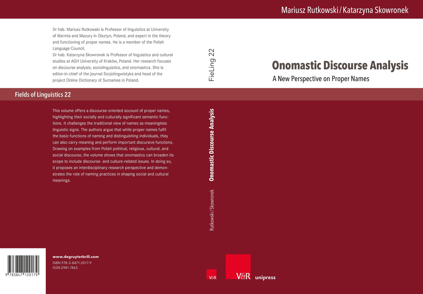 Onomastic Discourse Analysis