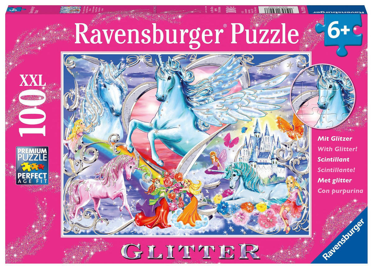 Buchcover: Kinderpuzzle 100 XXL Teile - Die schönsten Einhörner