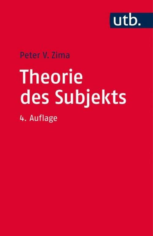 Buchcover: Theorie des Subjekts