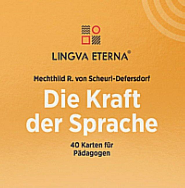 Buchcover: Die Kraft der Sprache - 40 Karten für Pädagogen