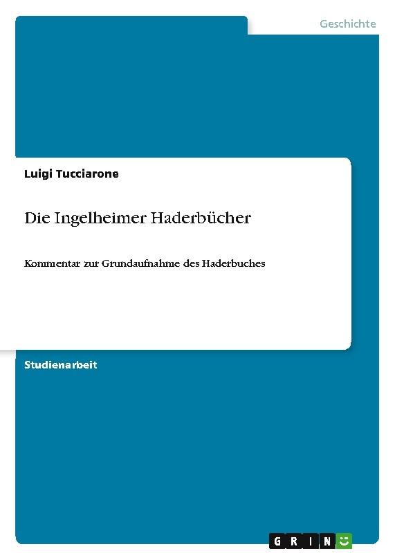 Die Ingelheimer Haderbücher