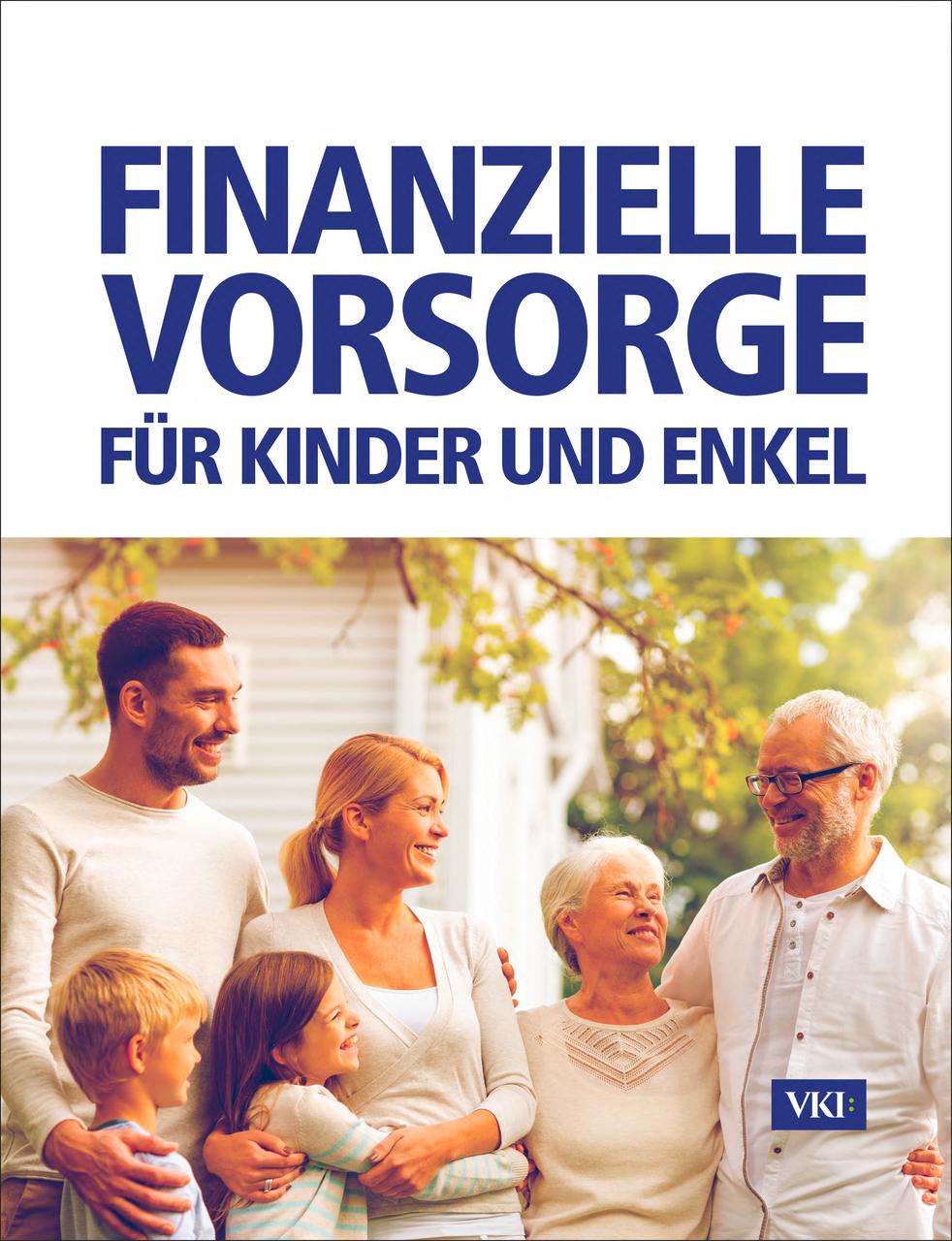 Buchcover: Finanzielle Vorsorge für Kinder und Enkel