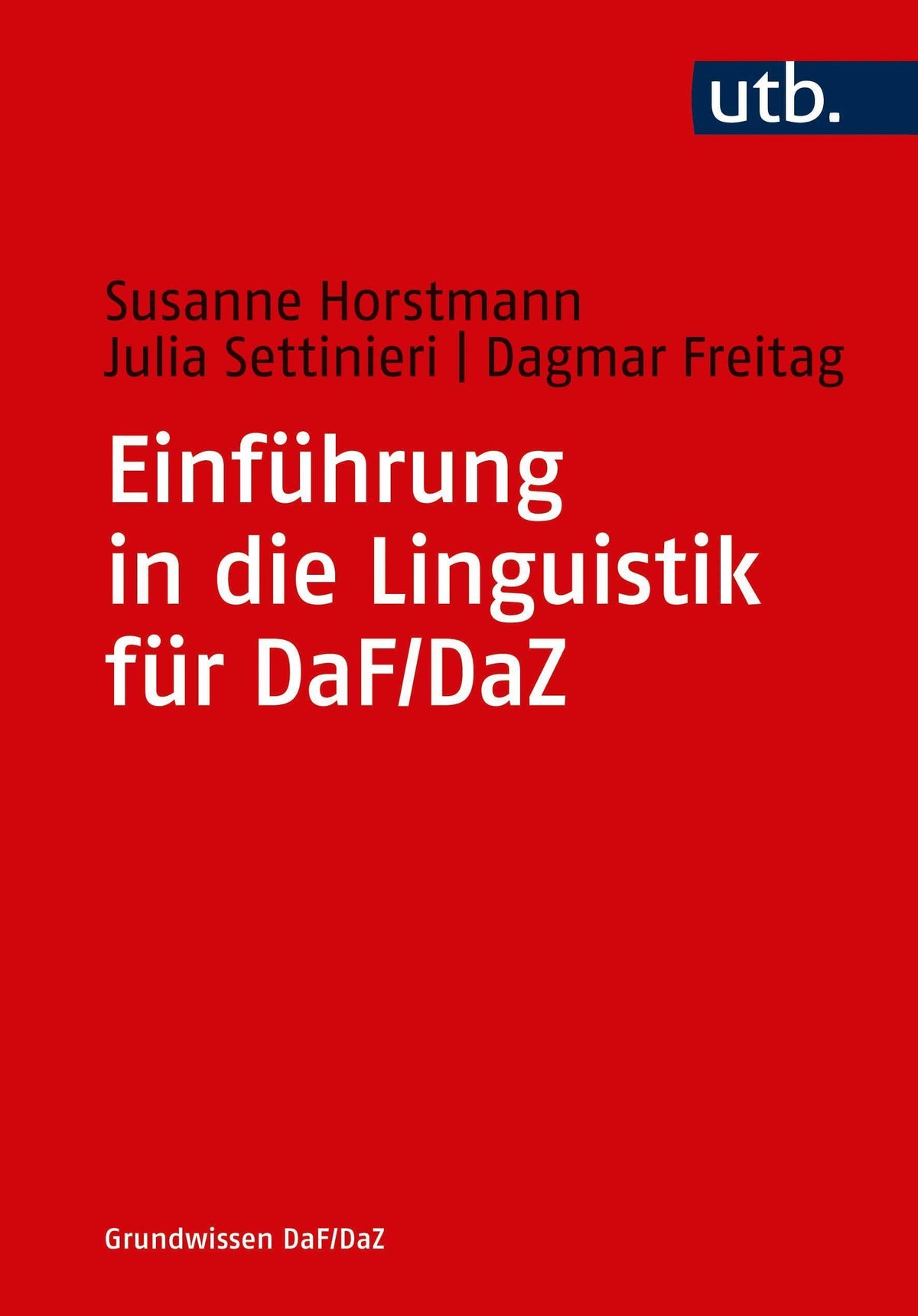 Buchcover: Einführung in die Linguistik für DaF/DaZ