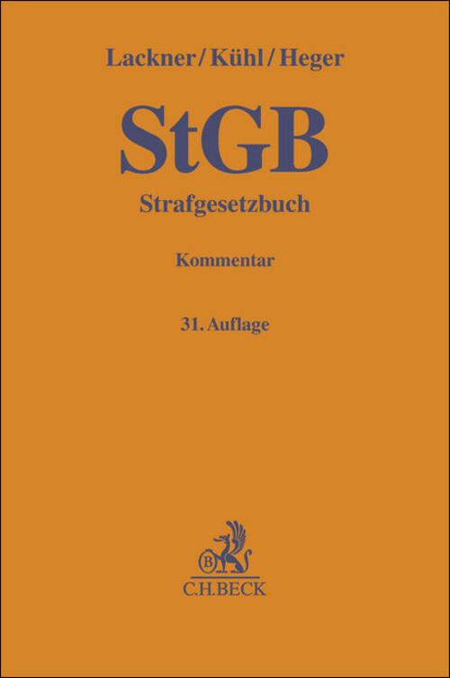 Strafgesetzbuch: Kommentar (Gelbe Erläuterungsbücher)