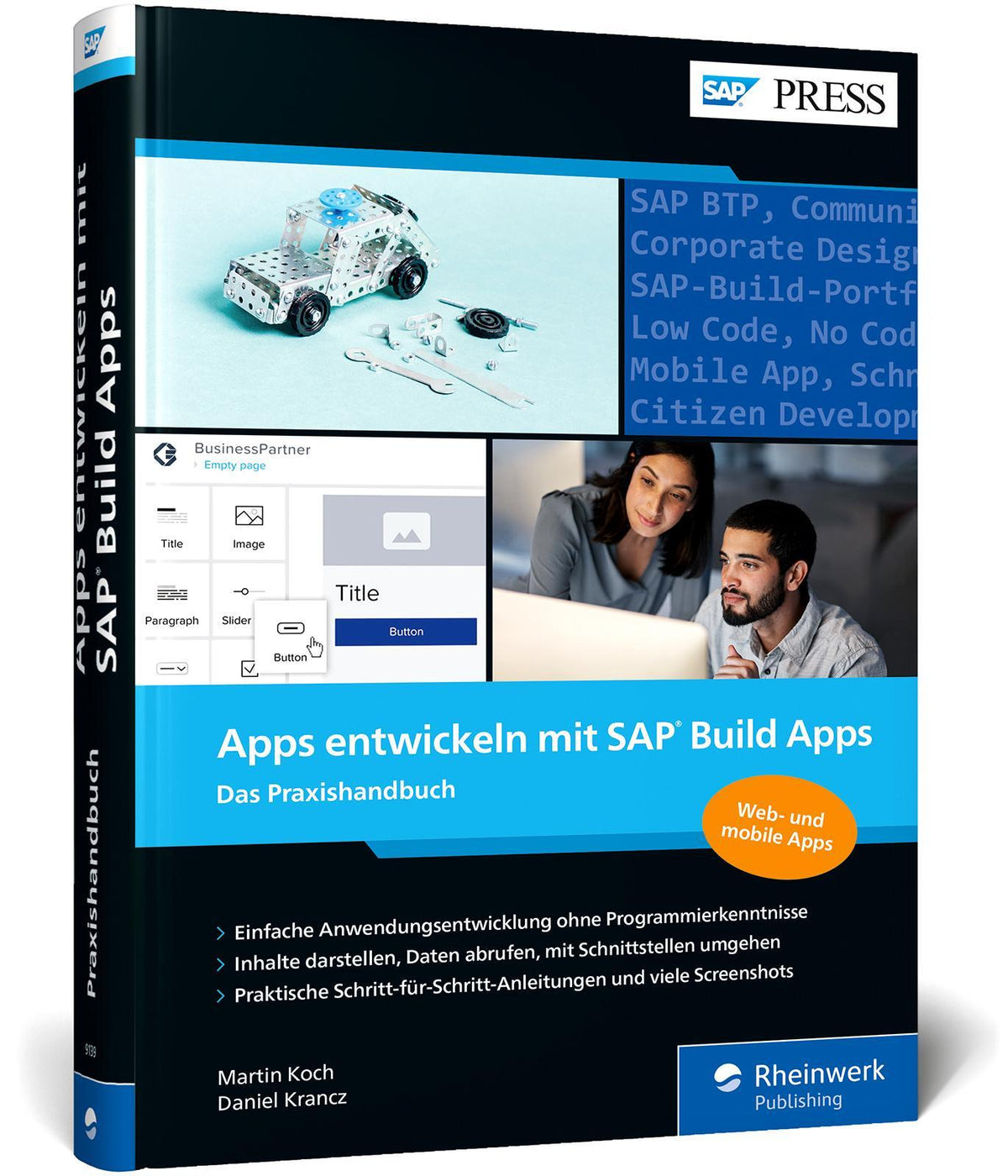 Buchcover: Apps entwickeln mit SAP Build Apps