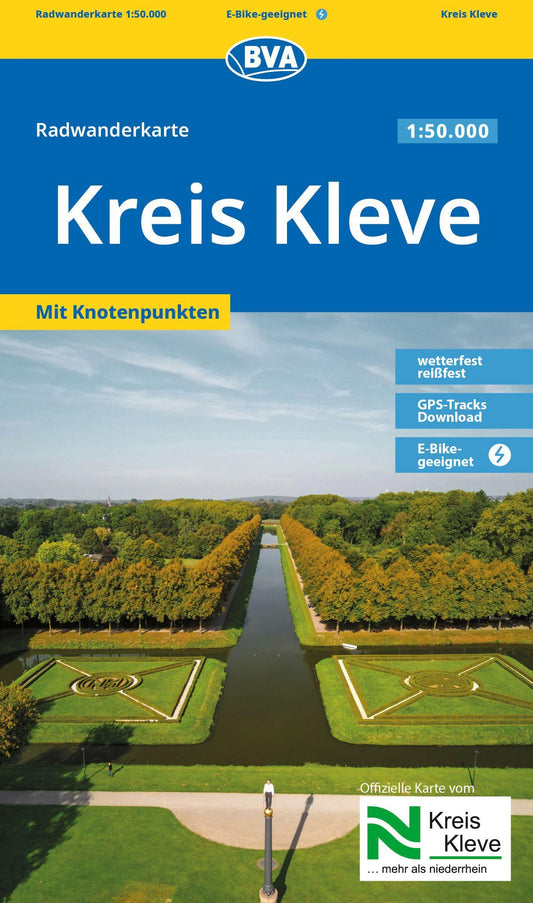 BVA Radwanderkarte Kreis Kleve 1:50.000