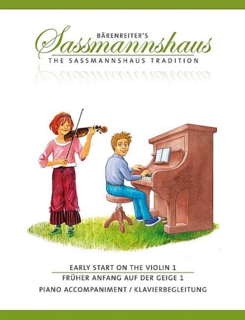 Früher Anfang auf der Geige 1 / Early Start on the Violin 1 -Klavierbegleitung