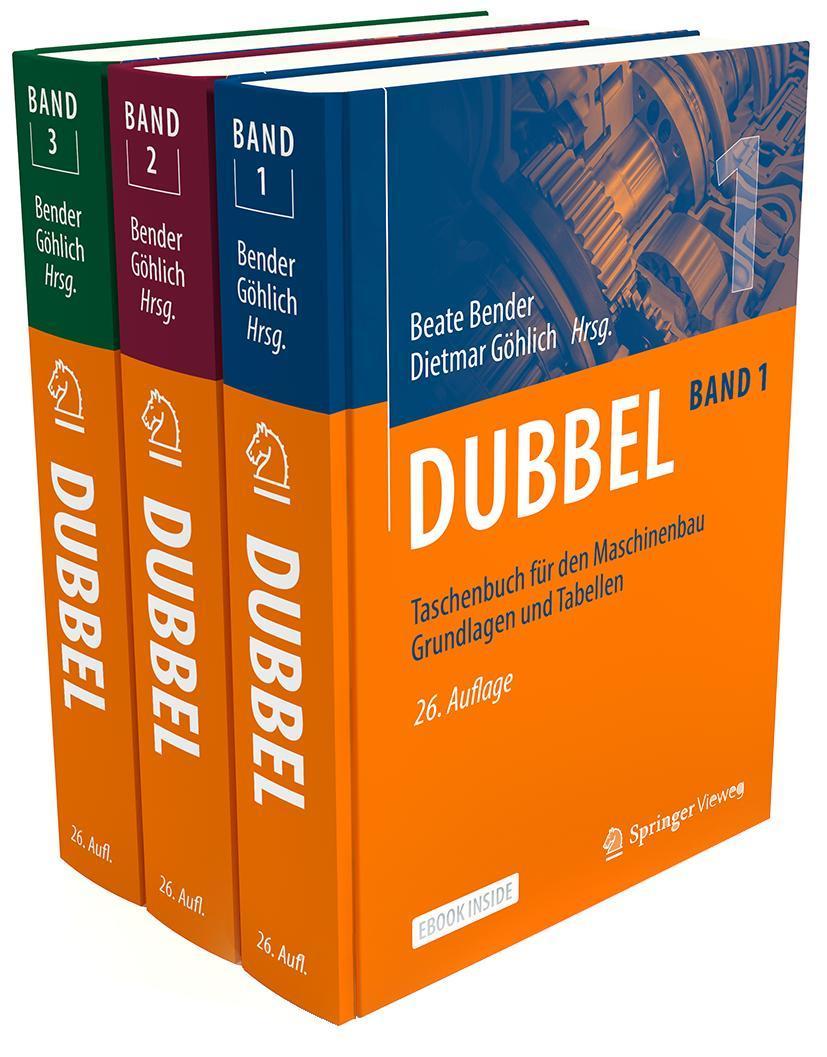 Buchcover: Dubbel Taschenbuch für den Maschinenbau SET 1-3