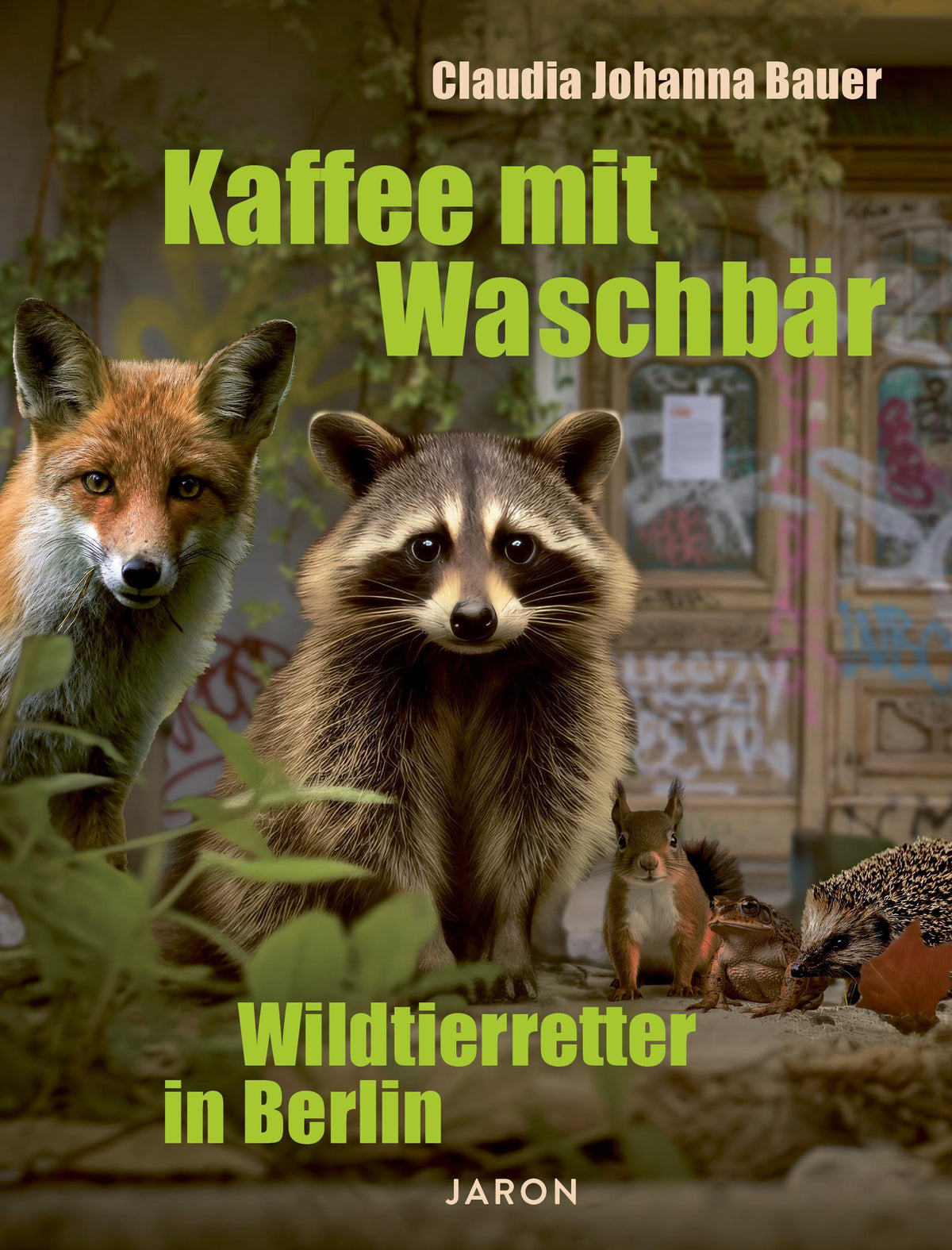 Buchcover: Kaffee mit Waschbär