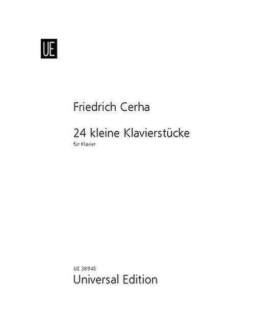 24 kleine Klavierstücke