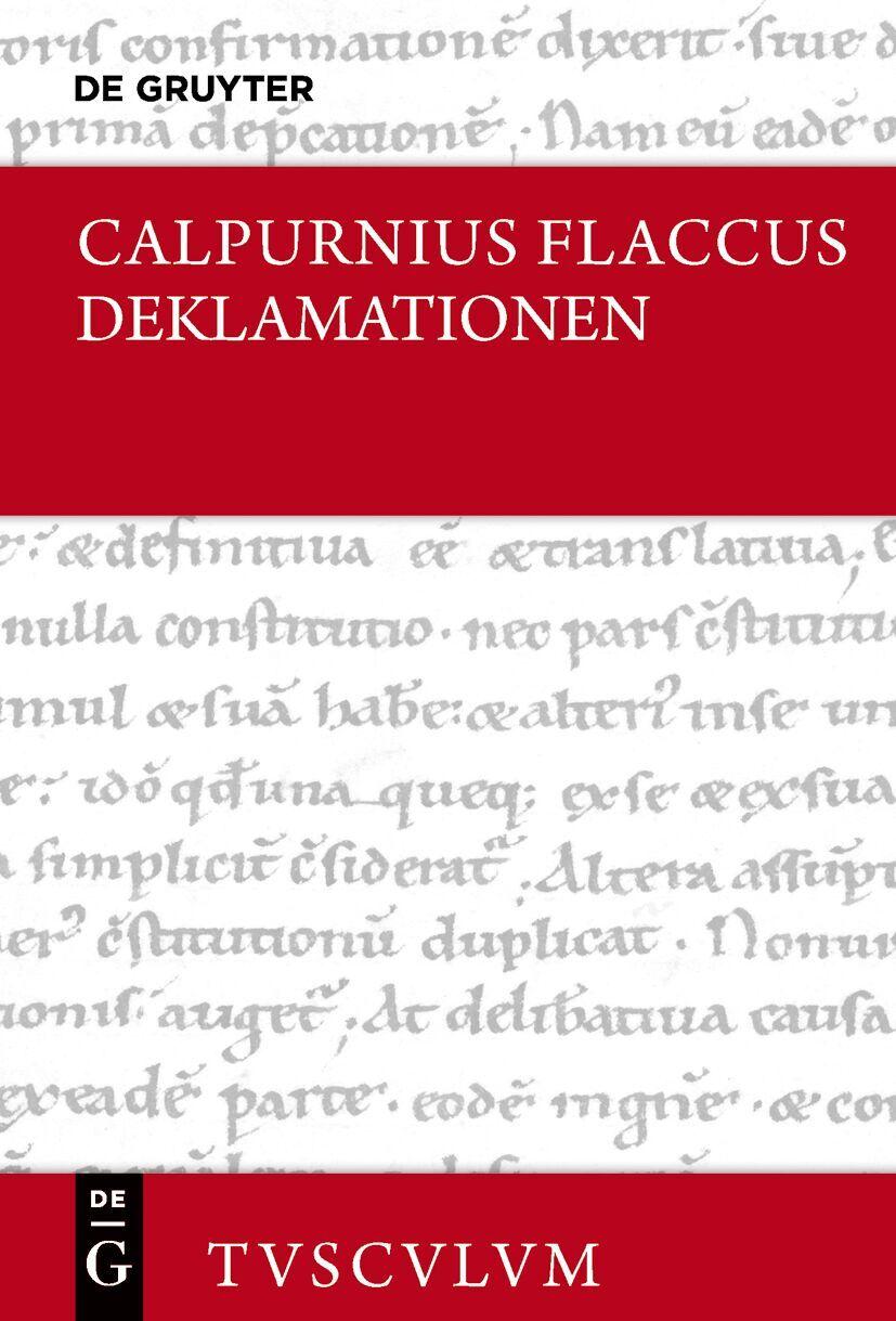 Buchcover: Auszüge aus Deklamationen / Declamationum excerpta