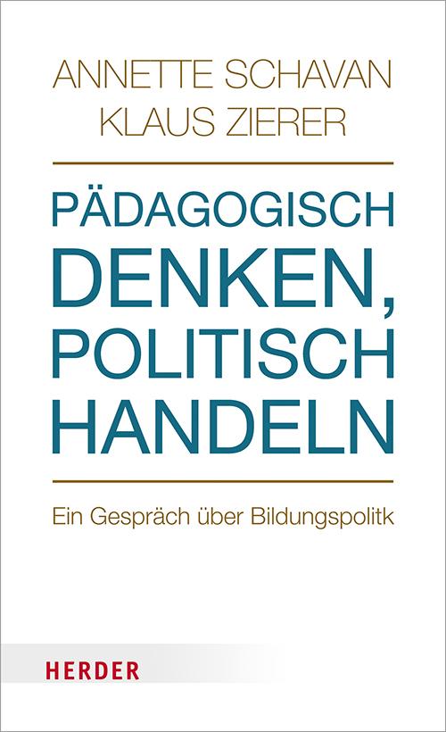 Buchcover: Pädagogisch denken, politisch handeln