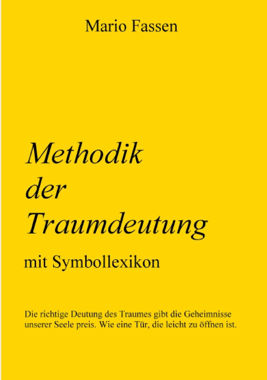 Buchcover: Methodik der Traumdeutung