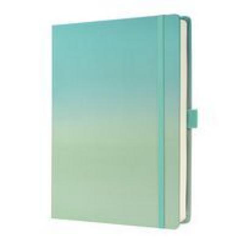 Buchcover: Bullet Journal Jolie A5 Gradient Sea türkis, mintgrün
