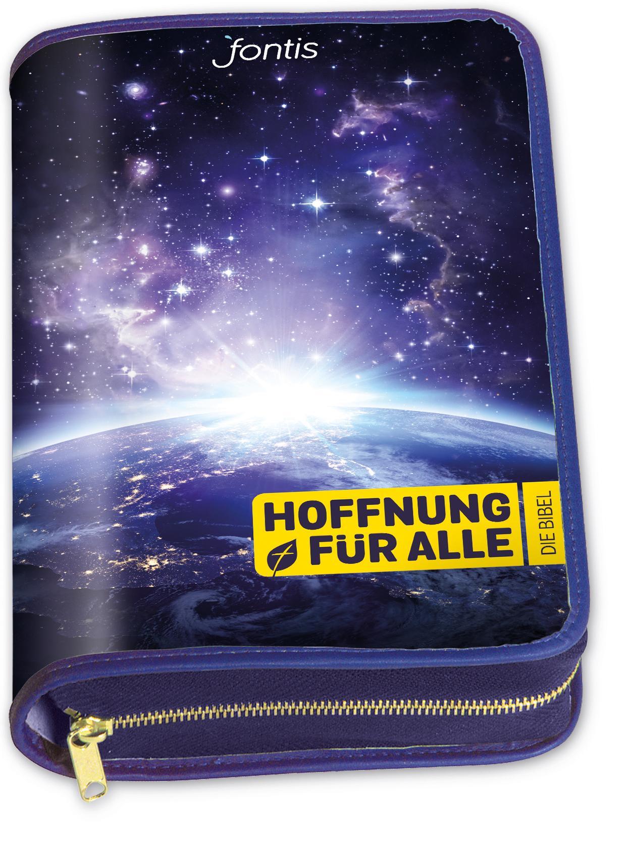 Hoffnung für alle. Die Bibel - Bibelhülle \"Blue Planet\"