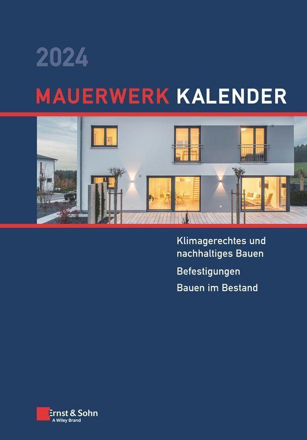 Buchcover: Mauerwerk-Kalender 2024