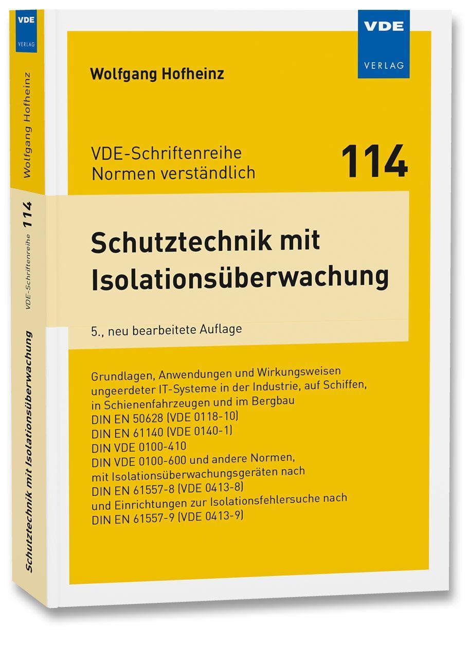 Buchcover: Schutztechnik mit Isolationsüberwachung