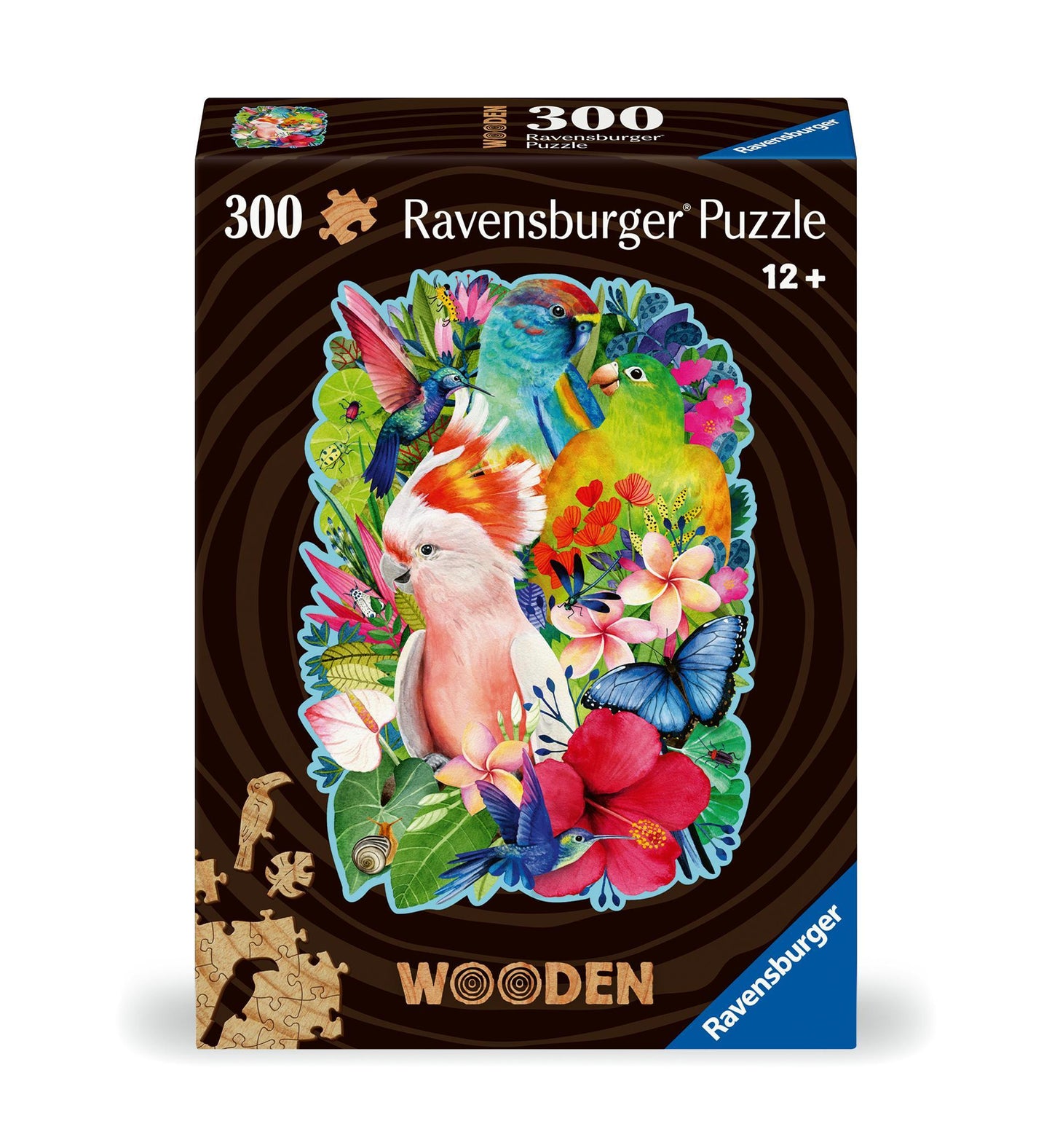WOODEN Exotische Vögel