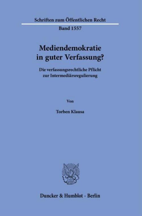 Mediendemokratie in guter Verfassung?