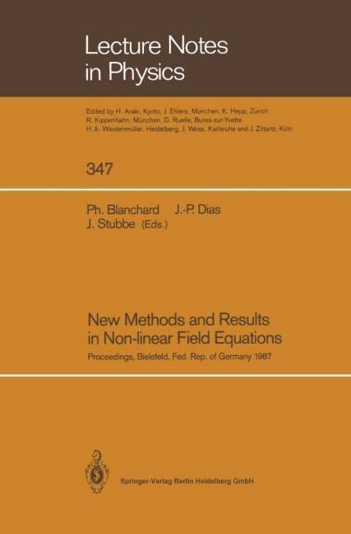 Buchcover: New Methods and Results in Non-linear Field Equations