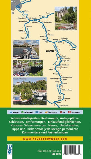 Yonne + Nivernais: Mit dem Hausboot unterwegs: Detailführer
