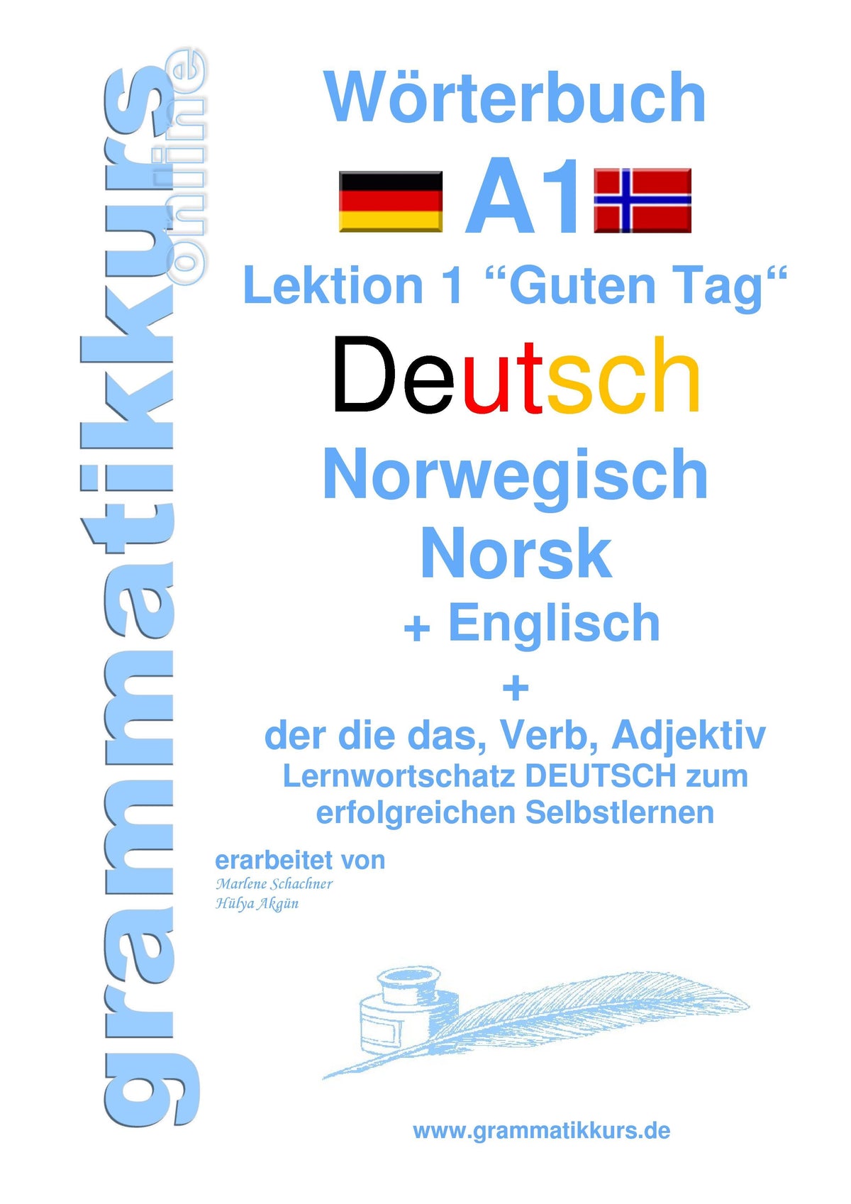 Buchcover: Wörterbuch Deutsch - Norwegisch - Englisch Niveau A1