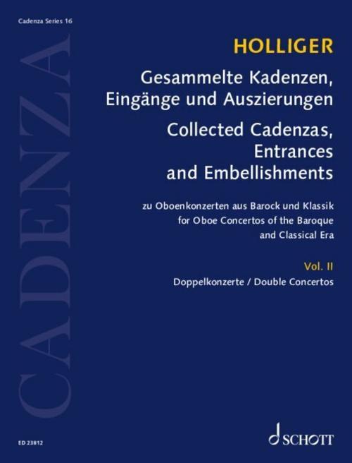 Gesammelte Kadenzen, Eingänge und Auszierungen