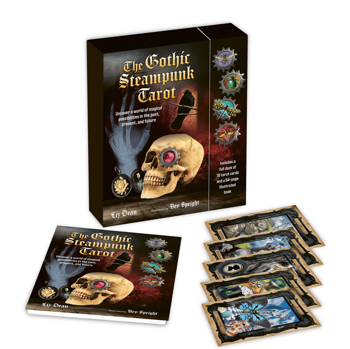 Buchcover: The Gothic Steampunk Tarot