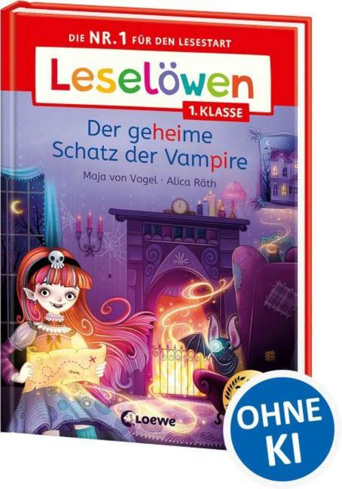 Vogel, Maja von/Leselöwen 1. Klasse - Der geheime Schatz der Vampire