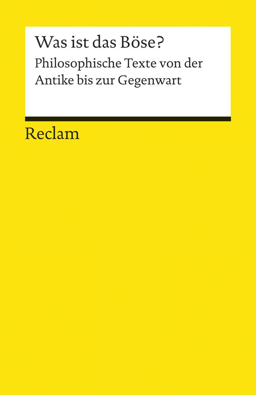 Buchcover: Was ist das Böse?