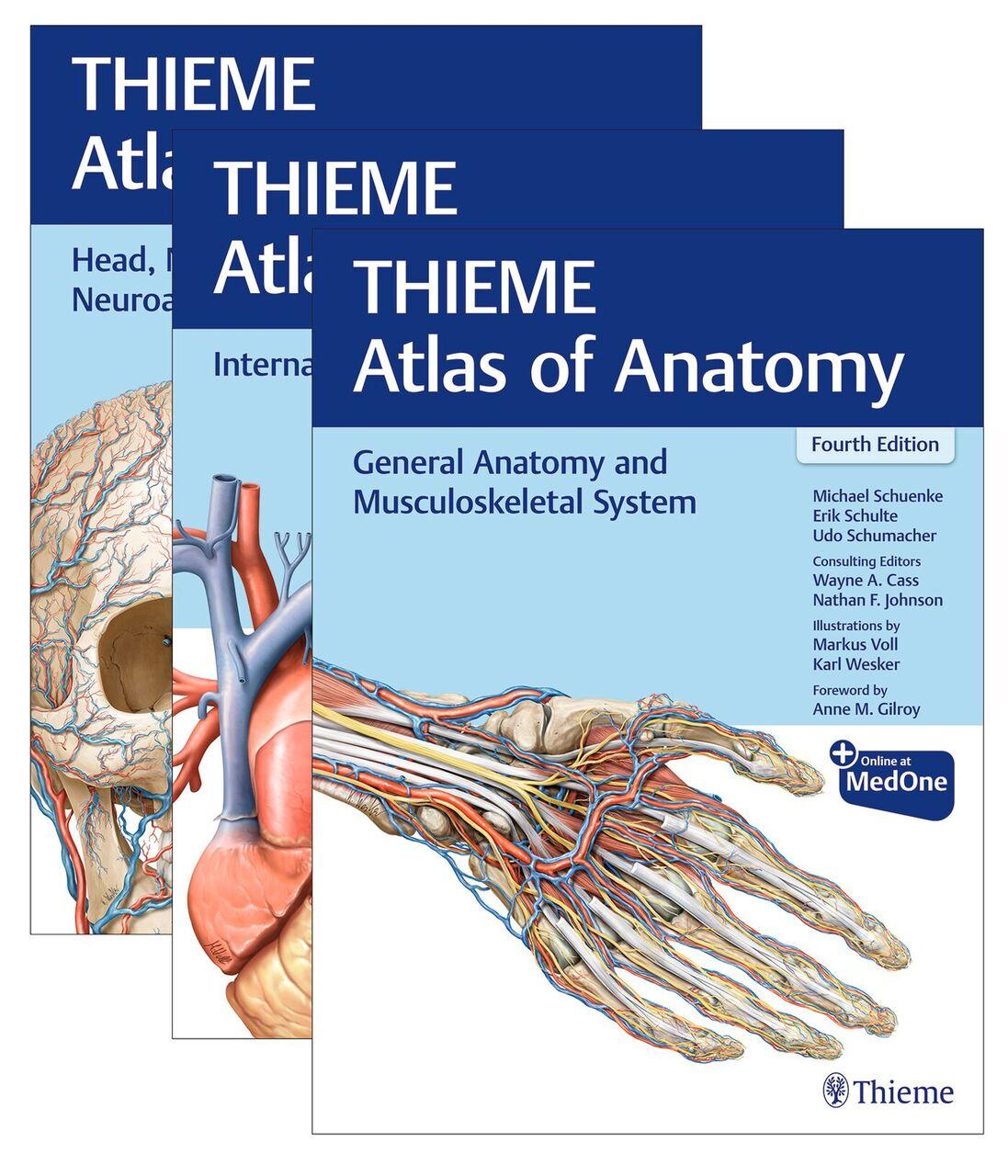 Buchcover: THIEME Atlas of Anatomy, Three Volume Set, Fourth Edition