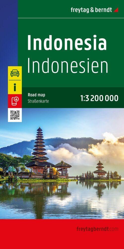 Indonesien, Straßenkarte 1:3.200.000, freytag & berndt