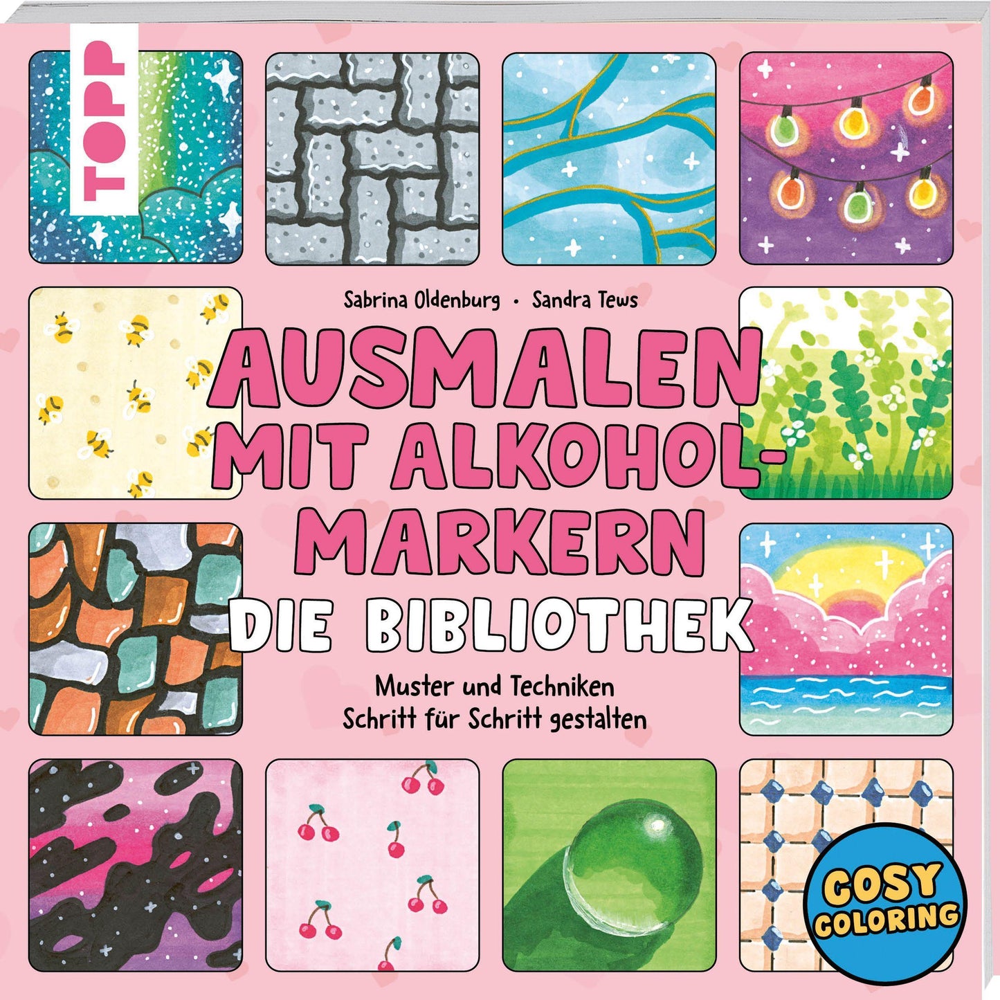Oldenburg, Sabrina/Ausmalen mit Alkoholmarkern - die Bibliothek