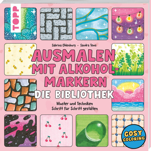 Oldenburg, Sabrina/Ausmalen mit Alkoholmarkern - die Bibliothek