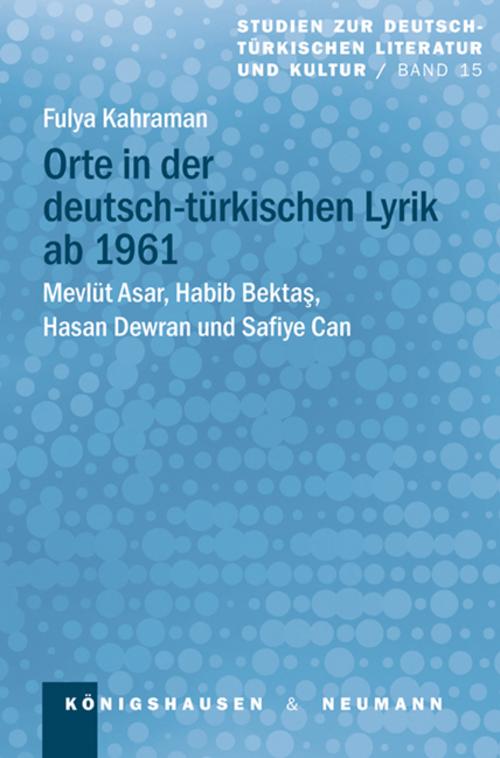 Buchcover: Orte in der deutsch-türkischen Lyrik ab 1961