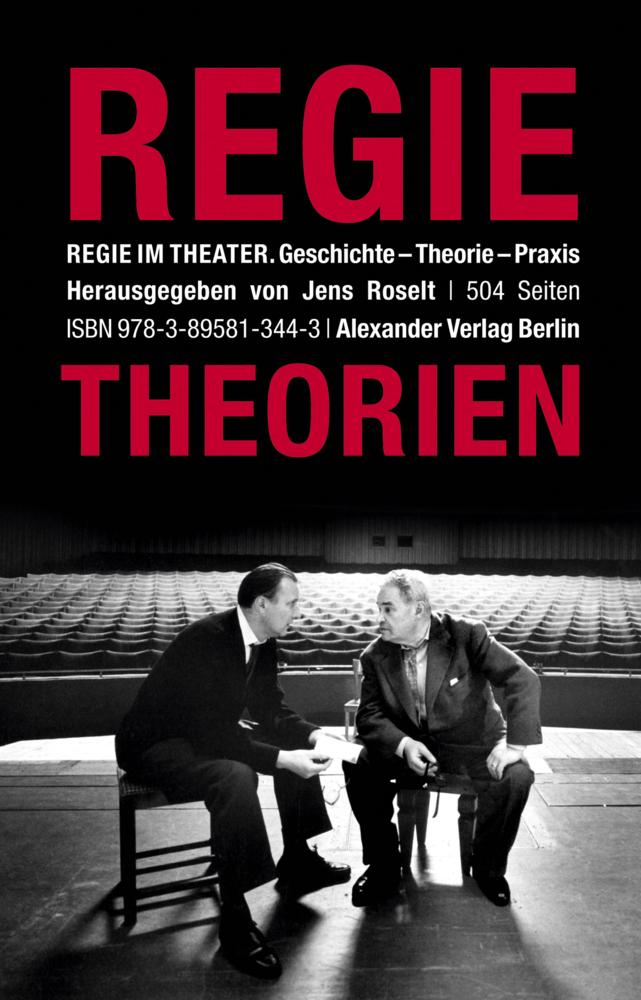 Buchcover: Regietheorien. Regie im Theater