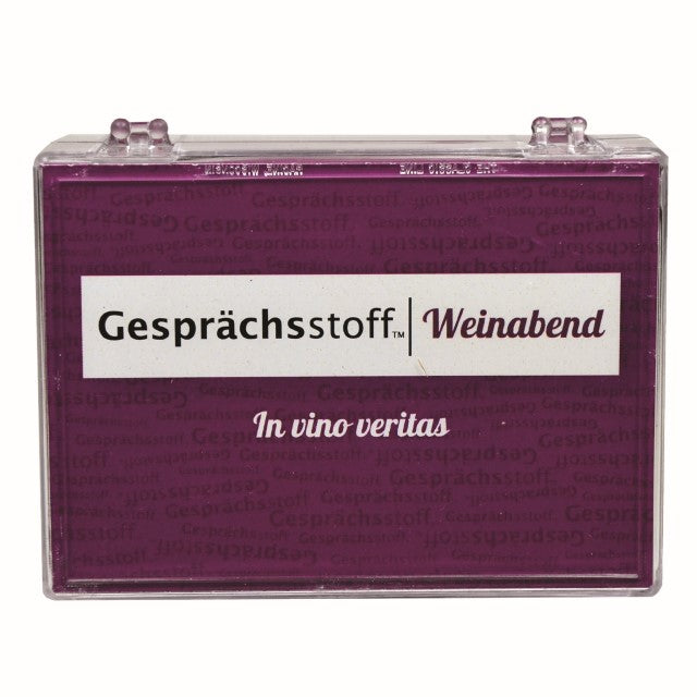 Gesprächsstoff: Weinabend