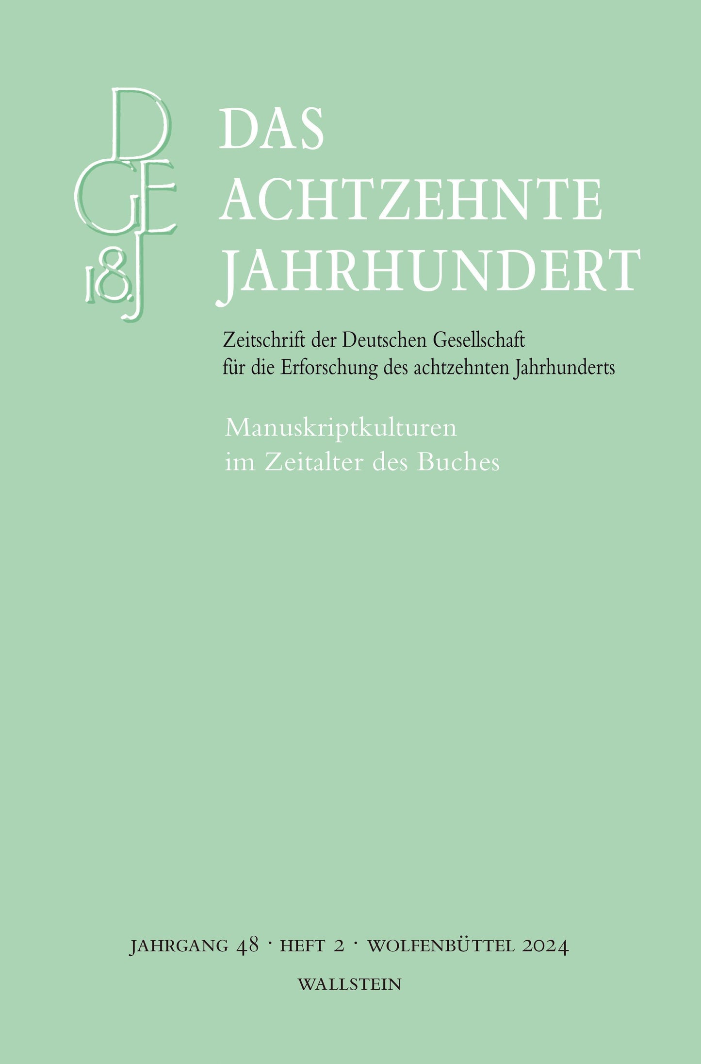 Das achtzehnte Jahrhundert