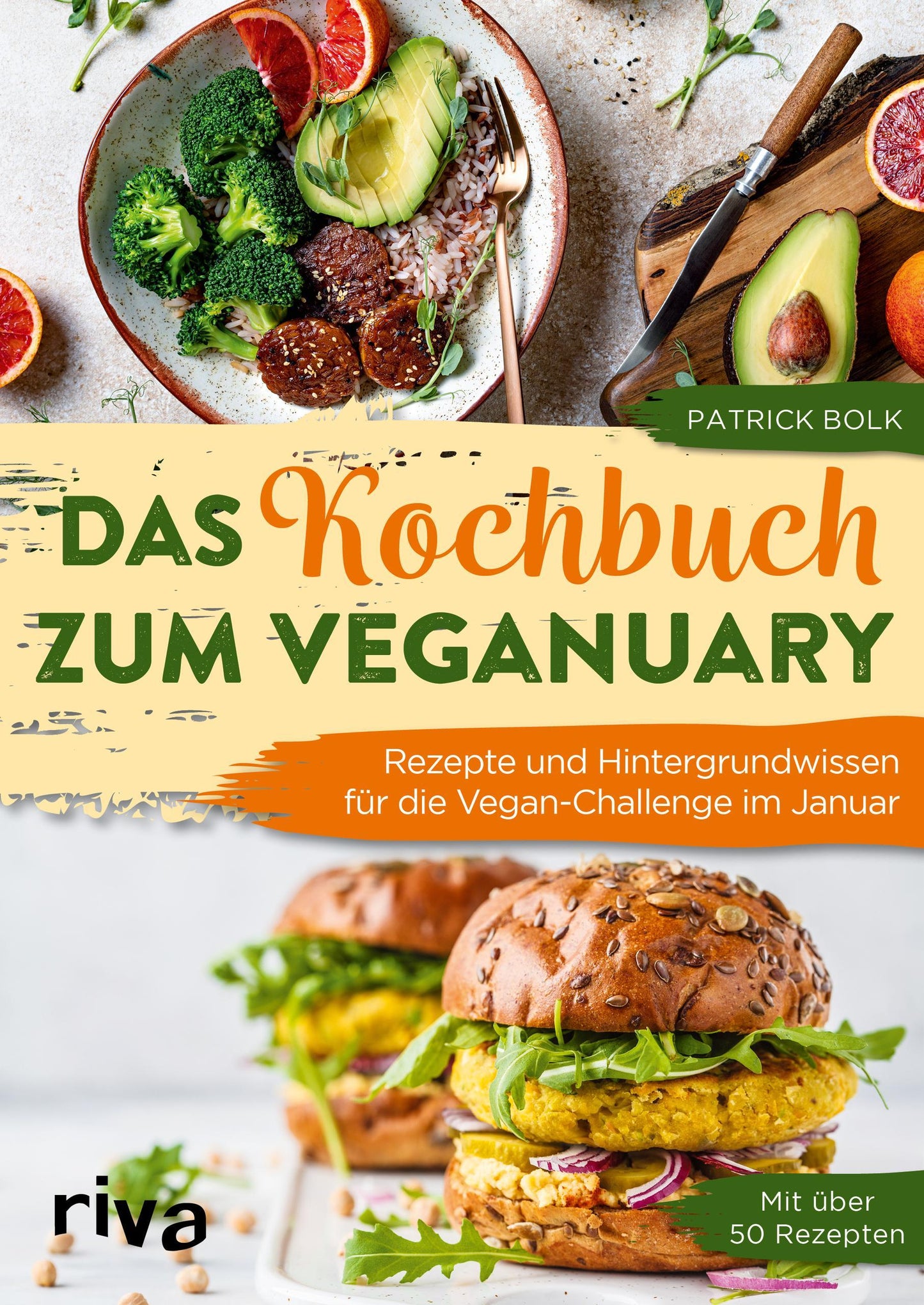 Buchcover: Das Kochbuch zum Veganuary