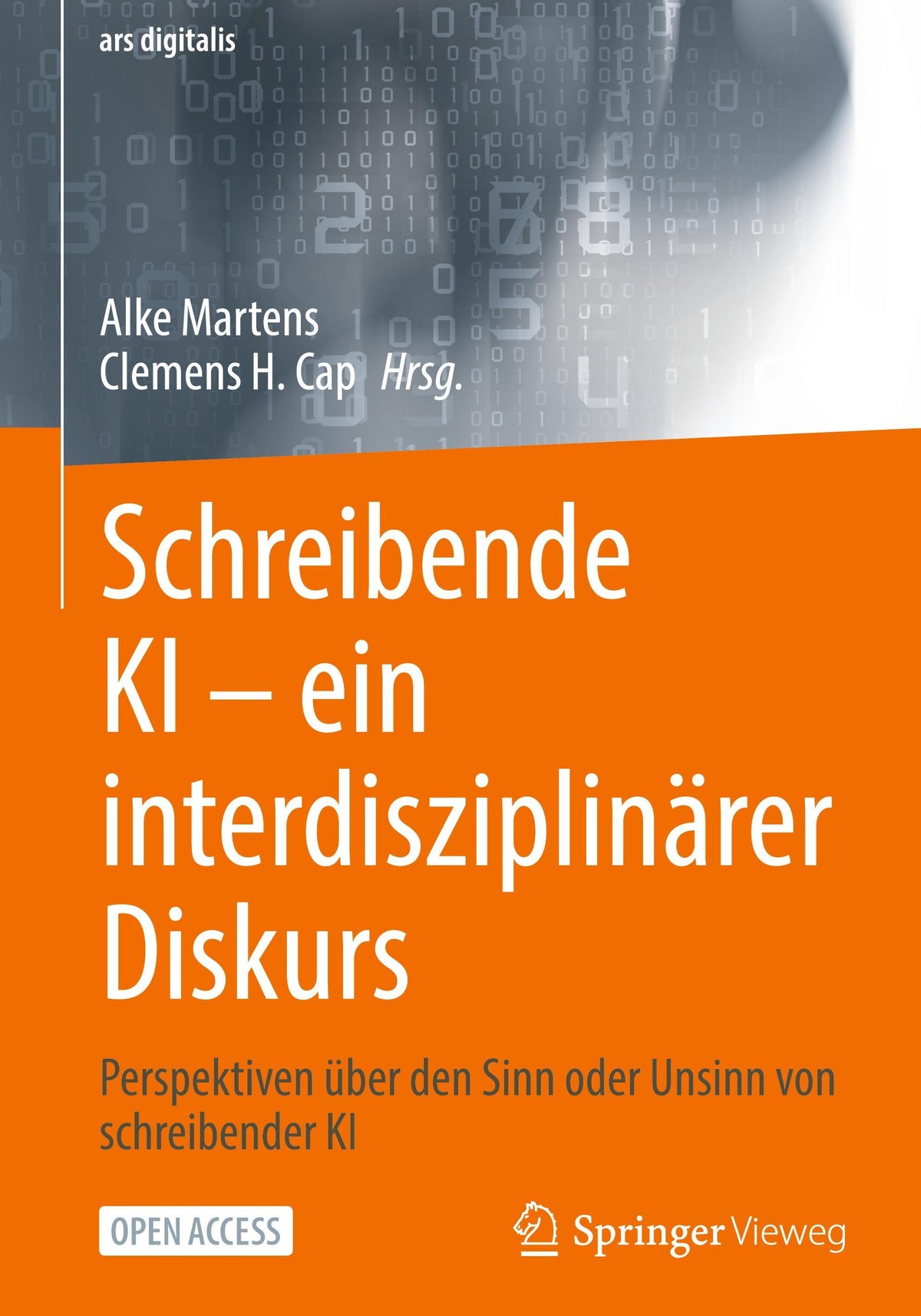 Buchcover: Schreibende KI -- ein interdisziplinärer Diskurs