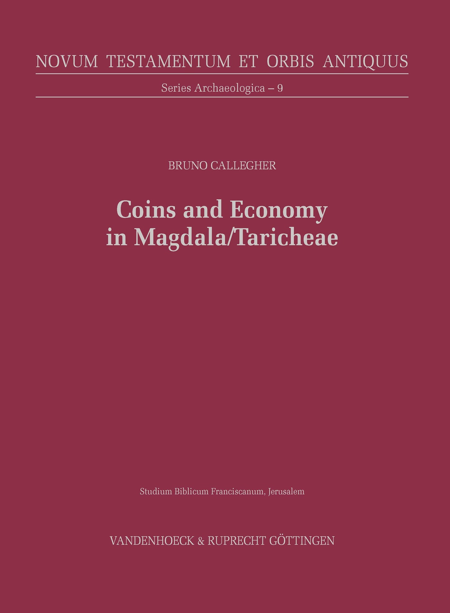 Coins and Economy in Magdala/Taricheae