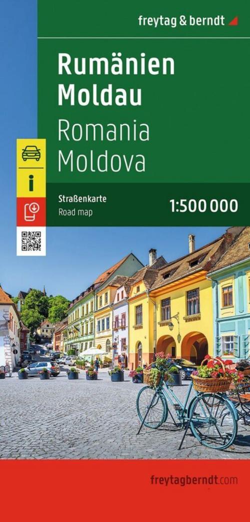 freytag & berndt Straßenkarte Rumänien - Moldau 1:500.000